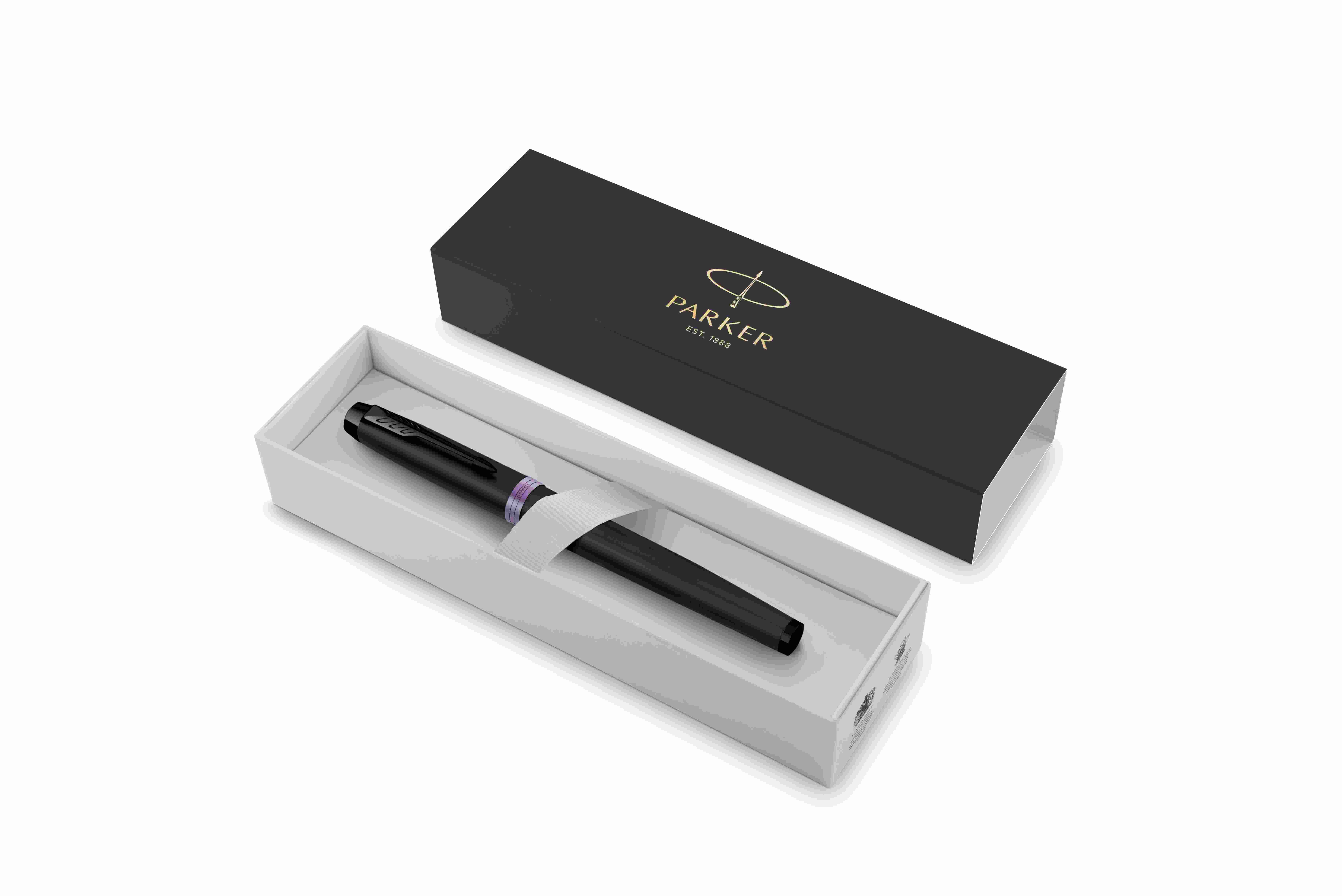 Pióro wieczne Parker IM Professionals Amethyst Purple Ring BT